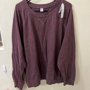 NWT XXL Tall Old Navy Sweatshirt - Plum
